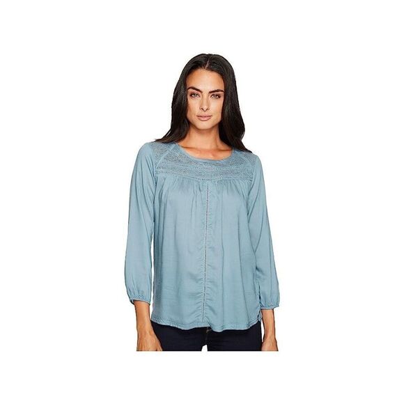 Prana Lace Bayou Blue Robyn Top - Women’s M - Picture 1 of 6